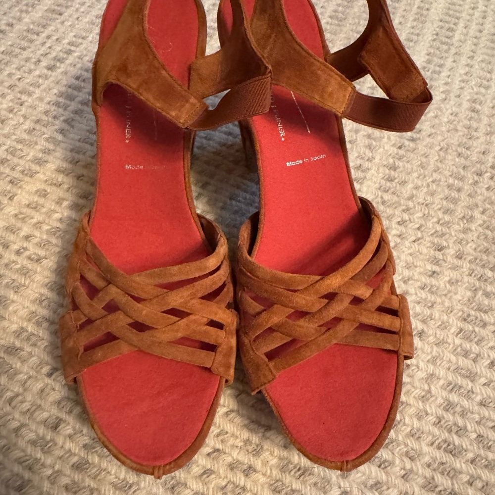 Donald Pliner Brown Suede Women's Sandals
